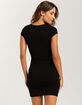 RSQ Womens Square Neck Bodycon Dress image number 3