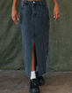 WEST OF MELROSE Denim Womens Maxi Skirt image number 2