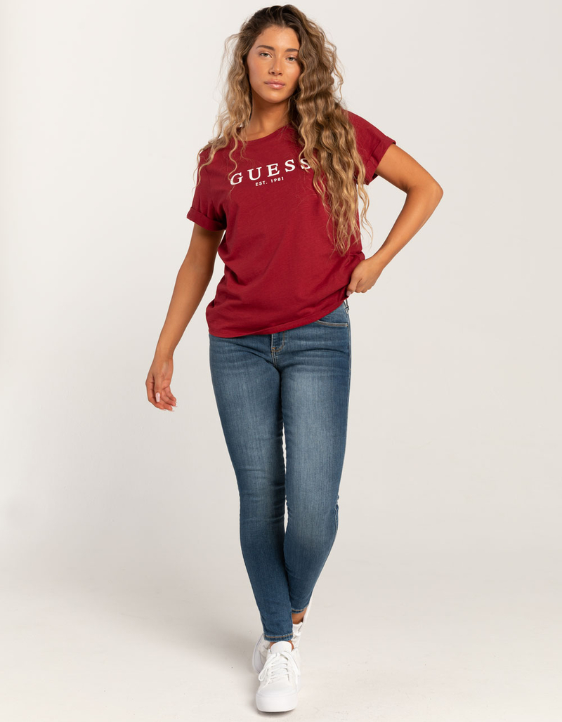 GUESS Sexy Curve Mid Rise Skinny Womens Jeans image number 0