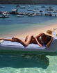 SUNNYLIFE Le Weekend Luxe Lie-On Lounger Float image number 6