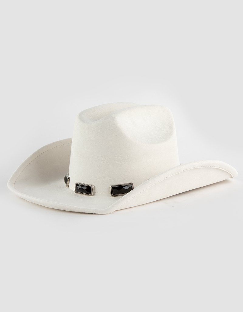 Rectangle Gem Womens Cowboy Hat image number 0