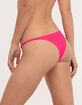 FULL TILT Ribbed Thin Side Skimpy Bikini Bottoms image number 2