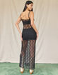WEST OF MELROSE Sheer Lace Womens Maxi Dress image number 4