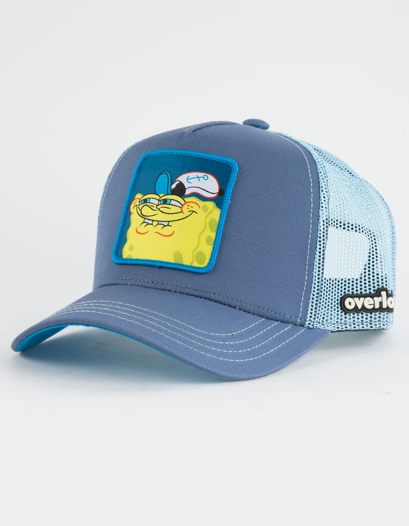 OVERLORD x SpongeBob SquarePants Sneaky Smile Meme Trucker Hat image number 0