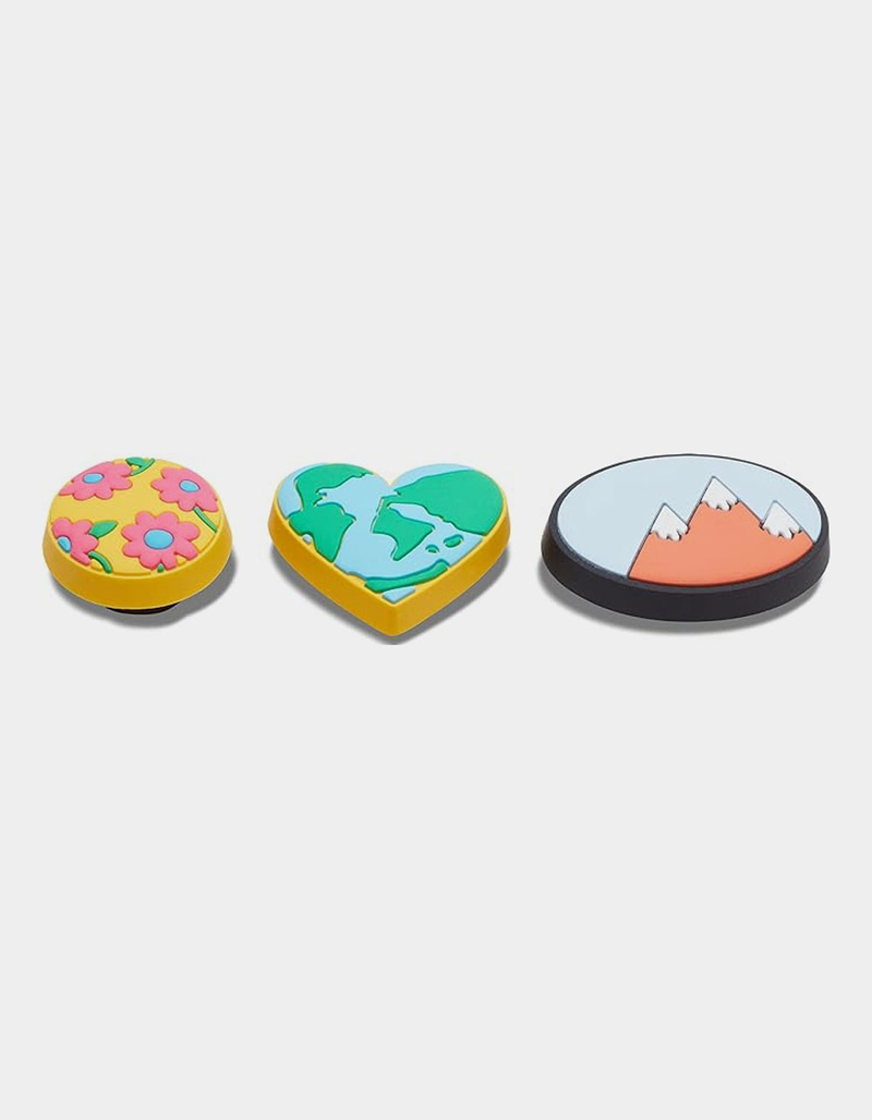 CROCS I Love Earth 3 Pack Jibbitz™ Charms image number 0