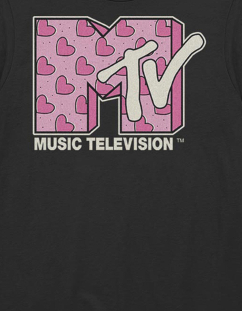 MTV Diagonal Heart Logo Unisex Tee
