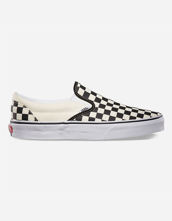 VANS Checkerboard Slip-On Black & Off White Shoes Primary Image