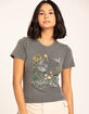 BDG Urban Outfitters Flower Womens Baby Tee image number 1