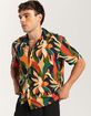 RSQ Mens Tropical Button Up Shirt image number 3