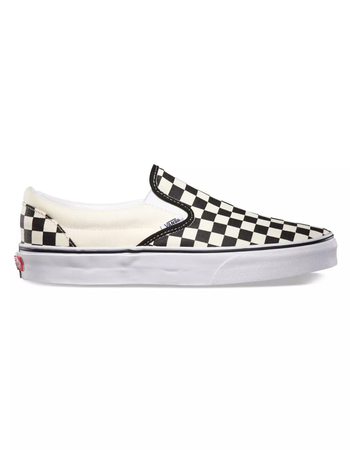 VANS Checkerboard Slip-On Black & Off White Shoes
