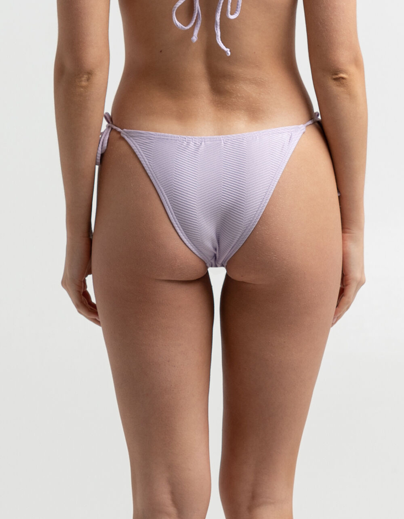 RSQ Herringbone Texture Tie Side Bikini Bottoms image number 2