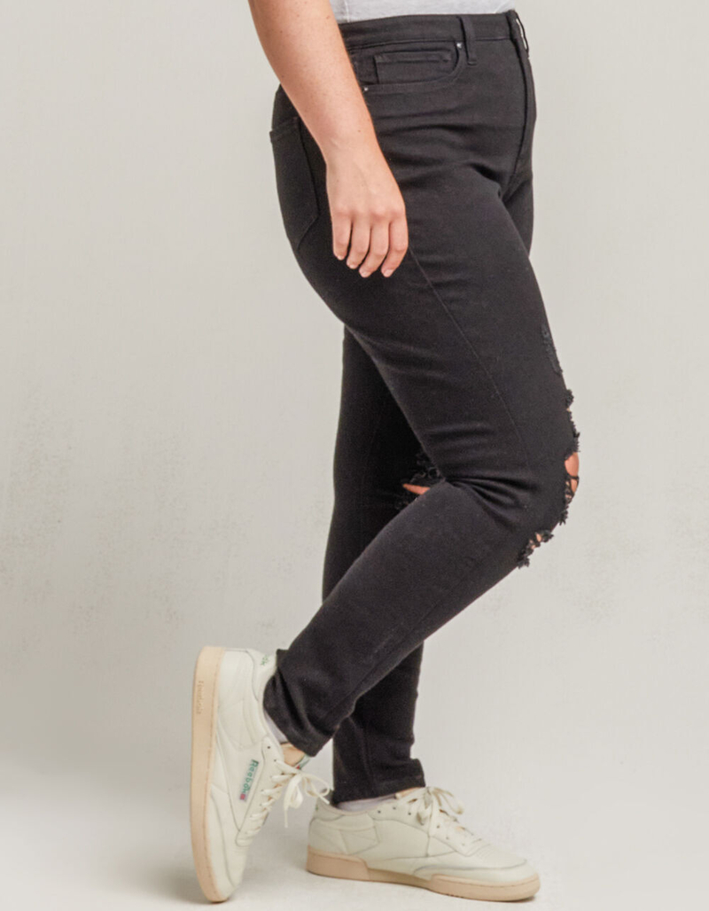 RSQ Curvy High Rise Womens Skinny Jeans image number 2
