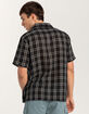 RSQ Mens Texture Plaid Camp Shirt image number 6