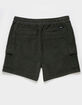 RSQ Mens Cord Cargo Pull On Shorts image number 2