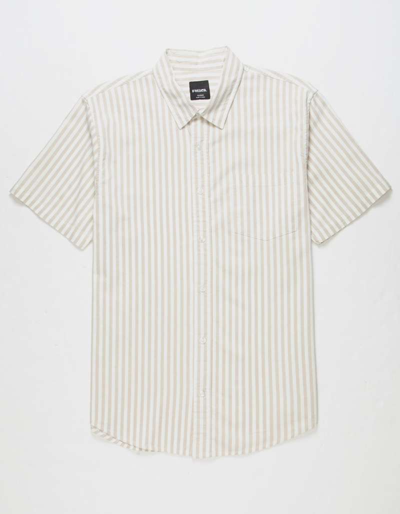 RSQ Mens Stripe Oxford Shirt image number 1