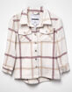 RSQ Girls Plaid Shacket image number 2