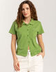 OBEY Jones Womens Button Up Polo Top image number 1