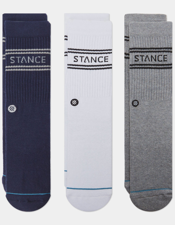 STANCE Basic 3 Pack Mens Crew Socks