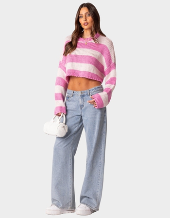 EDIKTED Ozzy Cropped Knitted Sweater