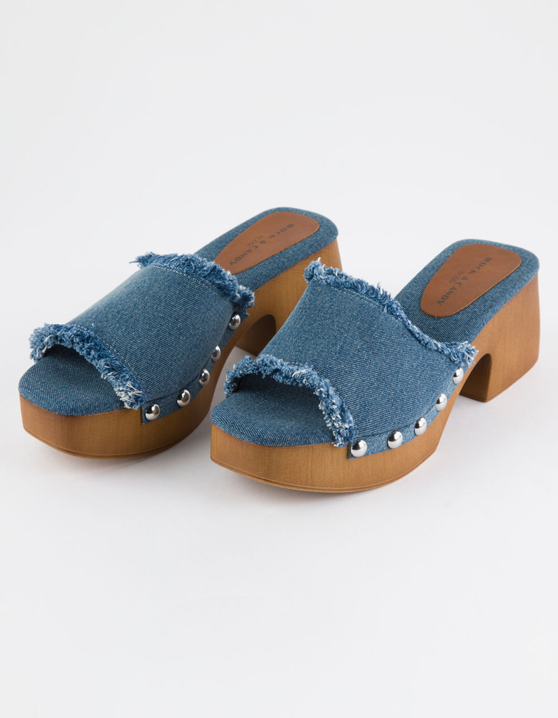 ROCK & CANDY Noelia Womens Platform Slide Sandals image number 0