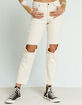 RSQ High Rise Womens Straight Leg Jeans image number 3