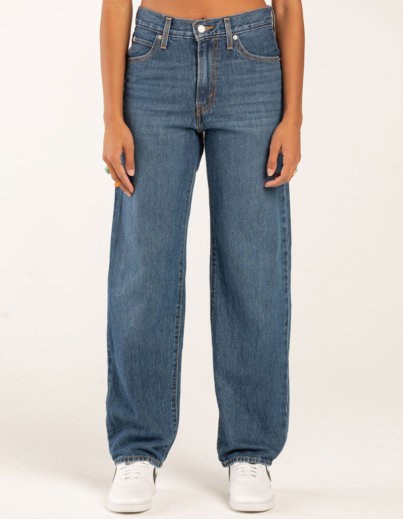 LEVI'S 94 Baggy Womens Jeans - Indigo Worn In image number 1
