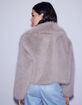 WEST OF MELROSE Cropped Womens Fur Coat image number 3