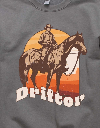 DESERT Cowboy Drifter Unisex Crewneck Sweatshirt Alternative Image