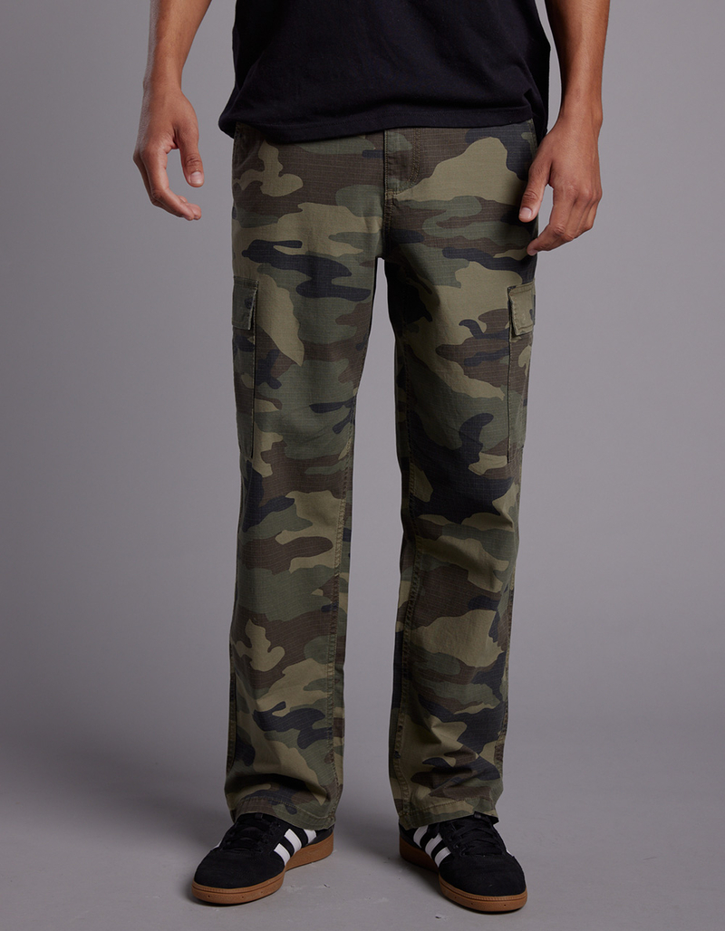 RSQ Mens Loose Cargo Ripstop Pants image number 1