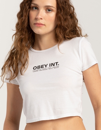 OBEY Obey Int. Womens Baby Tee