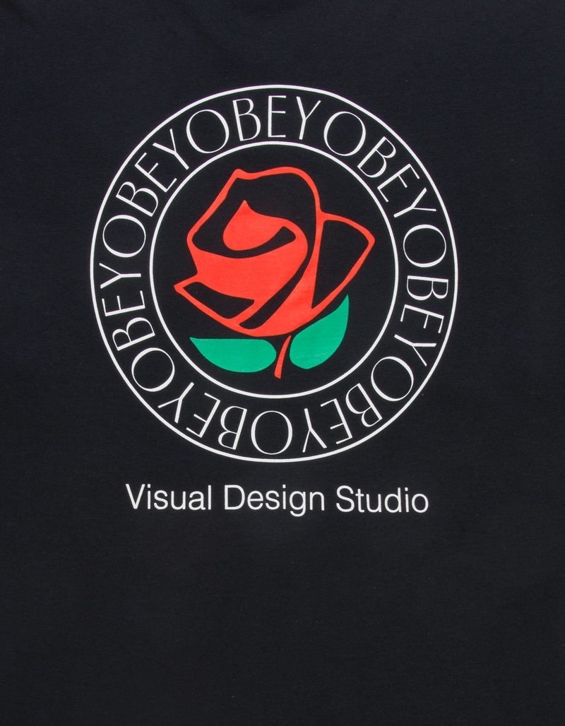 OBEY Design Studio Rose Mens Tee image number 2