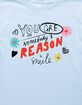 TLC x Mental Health Month You Are The Reason Unisex Kids Tee image number 2