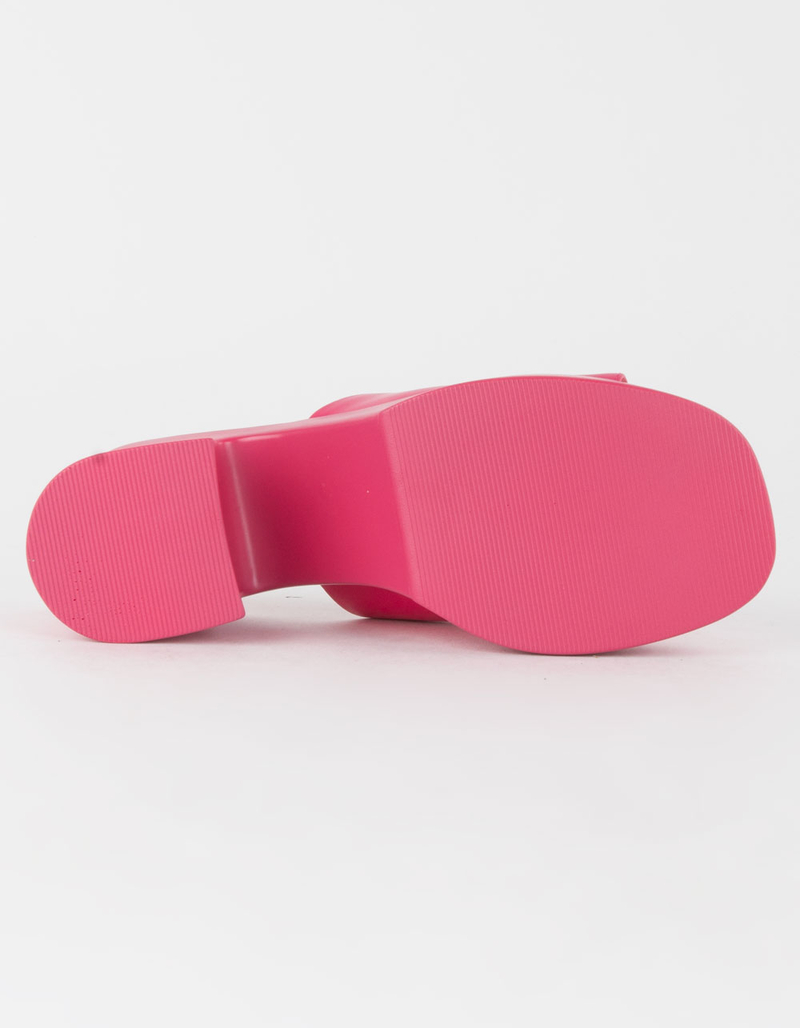 SODA Typo Womens Platform Sandals image number 2