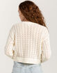FULL TILT Open Weave Womens Sweater image number 4
