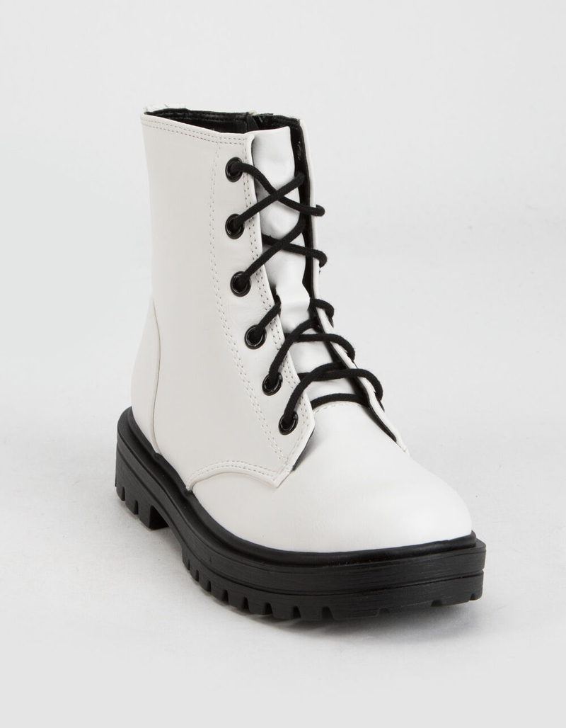 SODA Lace Up Girls Combat Boots image number 0