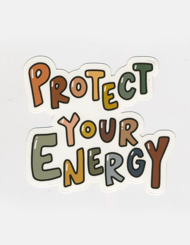 STUFF BY BRI Protect Your Energy Sticker image number 0