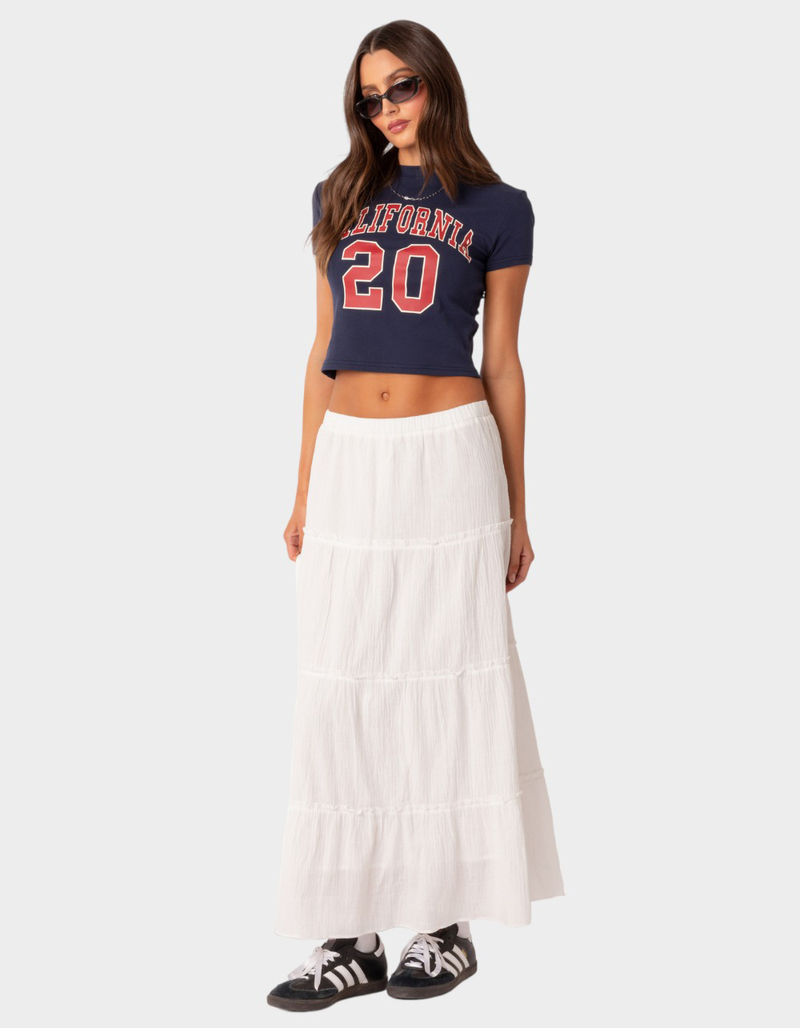 EDIKTED Charlotte Tiered Womens Maxi Skirt image number 1