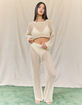 WEST OF MELROSE Open Knit Flare Womens Pants image number 5