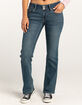 RSQ Womens Low Rise Double Button Bootcut Jeans image number 2