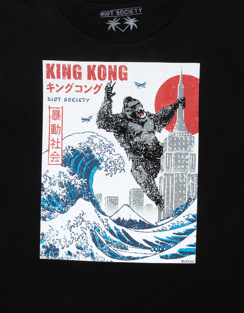 RIOT SOCIETY King Kong Great Wave Boys Tee image number 1