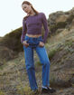 RSQ Womens Low Rise Straight Leg Jeans image number 9