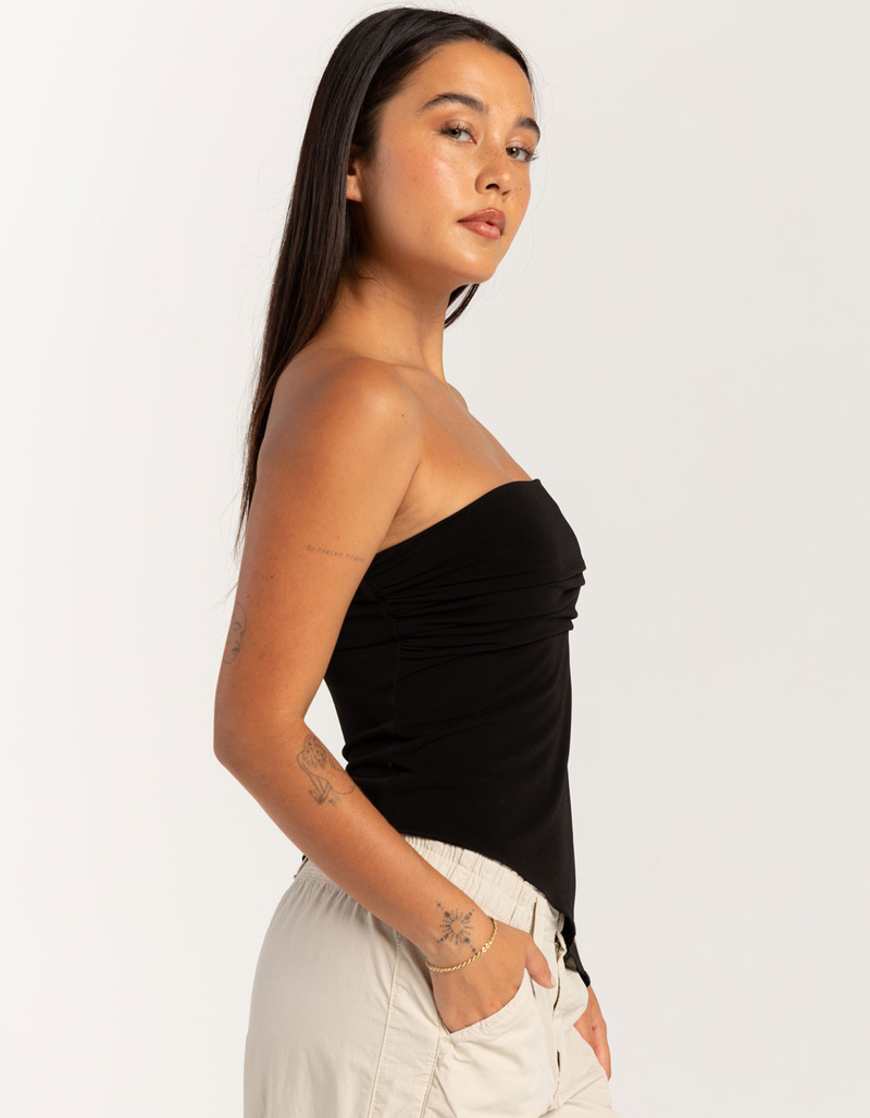 BDG Urban Outfitters Asymmetrical Bandeau Womens Top image number 2