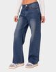 EDIKTED Karie Relaxed Mid Rise Jeans image number 3