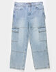 RSQ Mens Loose Fit Cargo Jeans image number 1