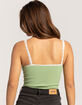 FULL TILT Seamless Lace Trim Womens Cami image number 4