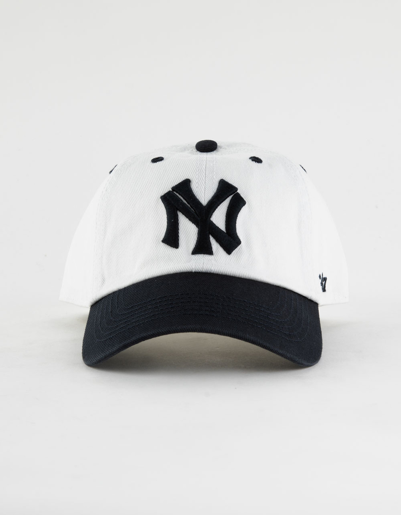 47 BRAND New York Yankees Cooperstown Double Header Diamond '47 Clean Up Strapback Hat image number 1