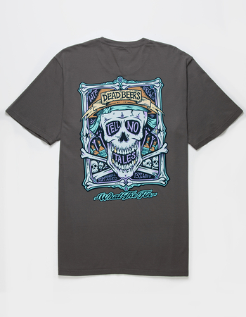 WHAT THE FIN Dead Beer Mens Tee