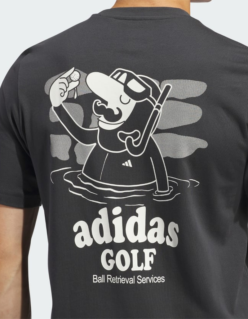ADIDAS Golf Ball Retrieval Mens Pocket Tee image number 2