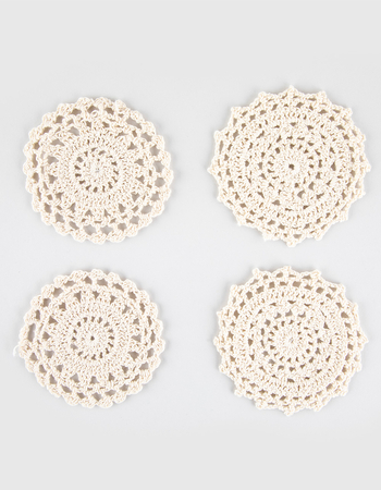 TILLYS HOME Woven Coasters - Set of 4