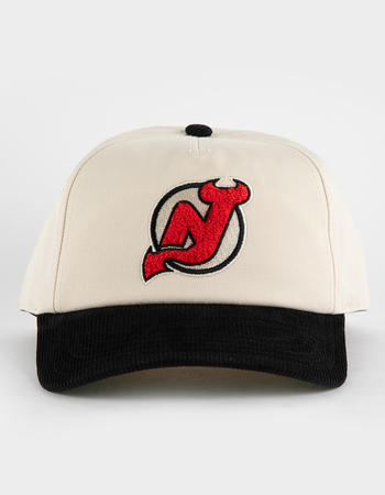 AMERICAN NEEDLE New Jersey Devils Burnett NHL Snapback Hat